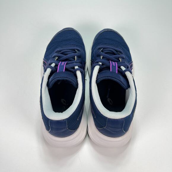 ASICS Contend 9 GS Navy Blue Running Shoes Lightweight 1014A337 Youth Size 3 - Picture 6 of 10